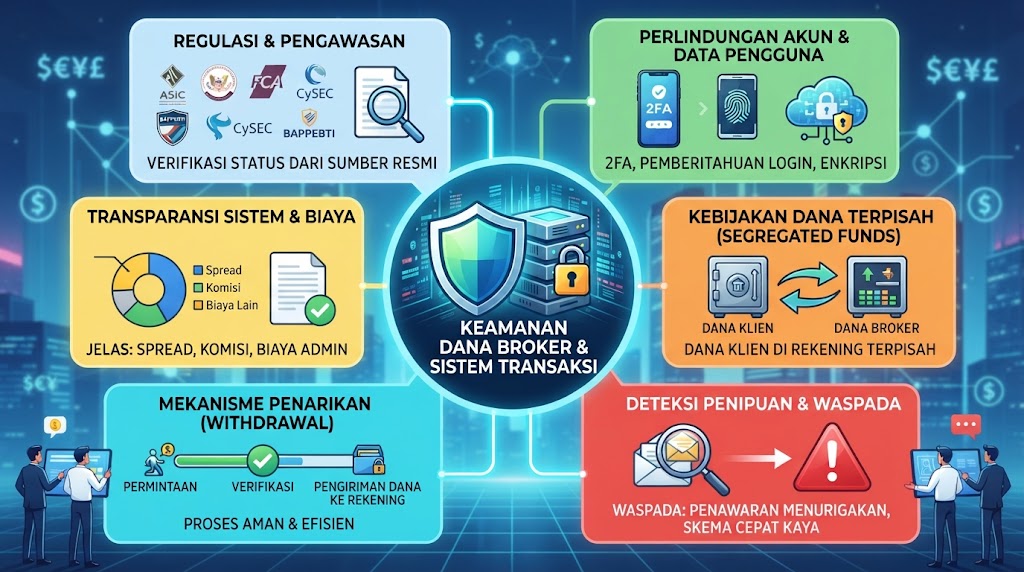 Keamanan Dana Broker Online dan Sistem Transaksi